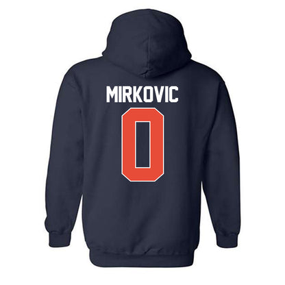 Illinois - NCAA Men's Basketball : David Mirkovic - NCAA® March Madness® 2025 Shersey Hooded Sweatshirt-1