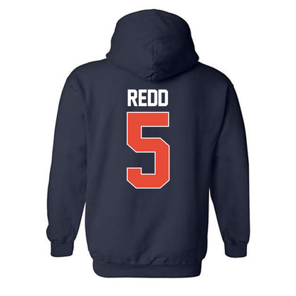 Illinois - NCAA Men's Basketball : AJ Redd - NCAA® March Madness® 2025 Shersey Hooded Sweatshirt-1
