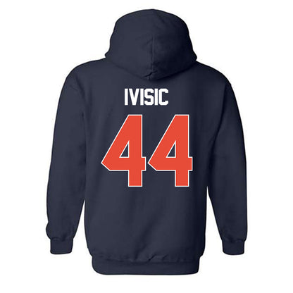 Illinois - NCAA Men's Basketball : Zvonimir Ivisic - NCAA® March Madness® 2025 Shersey Hooded Sweatshirt-1