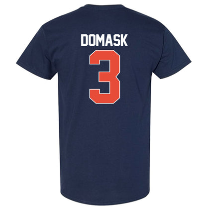 Illinois - NCAA Men's Basketball : Marcus Domask - NCAA® March Madness® 2025 Shersey T-Shirt-1