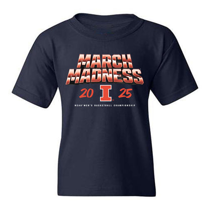 Illinois - NCAA Men's Basketball : Tomislav Ivisic - NCAA® March Madness® 2025 Shersey Youth T-Shirt-0