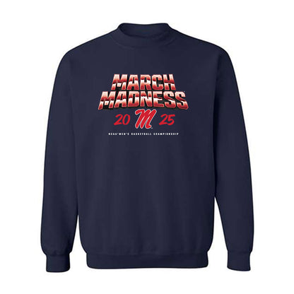 Ole Miss - NCAA Men's Basketball : AJ Storr - NCAA® March Madness® 2025 Shersey Crewneck Sweatshirt-0