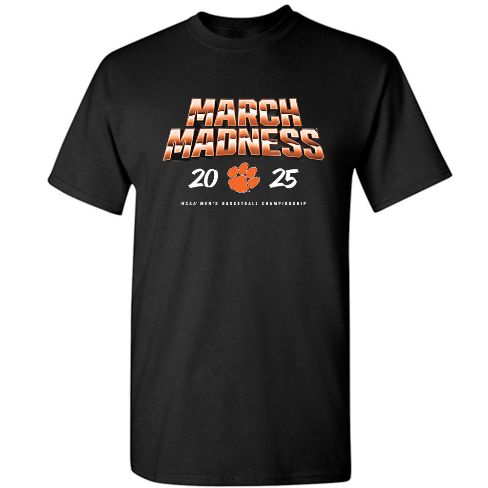 Clemson - NCAA Men's Basketball : Jake Wahlin - NCAA® March Madness® 2025 Shersey T-Shirt-0