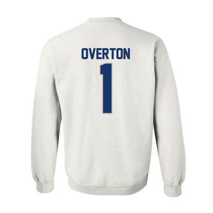 Drake - NCAA Men's Basketball : Kevin Overton - NCAA® March Madness® 2025 Shersey Crewneck Sweatshirt-1