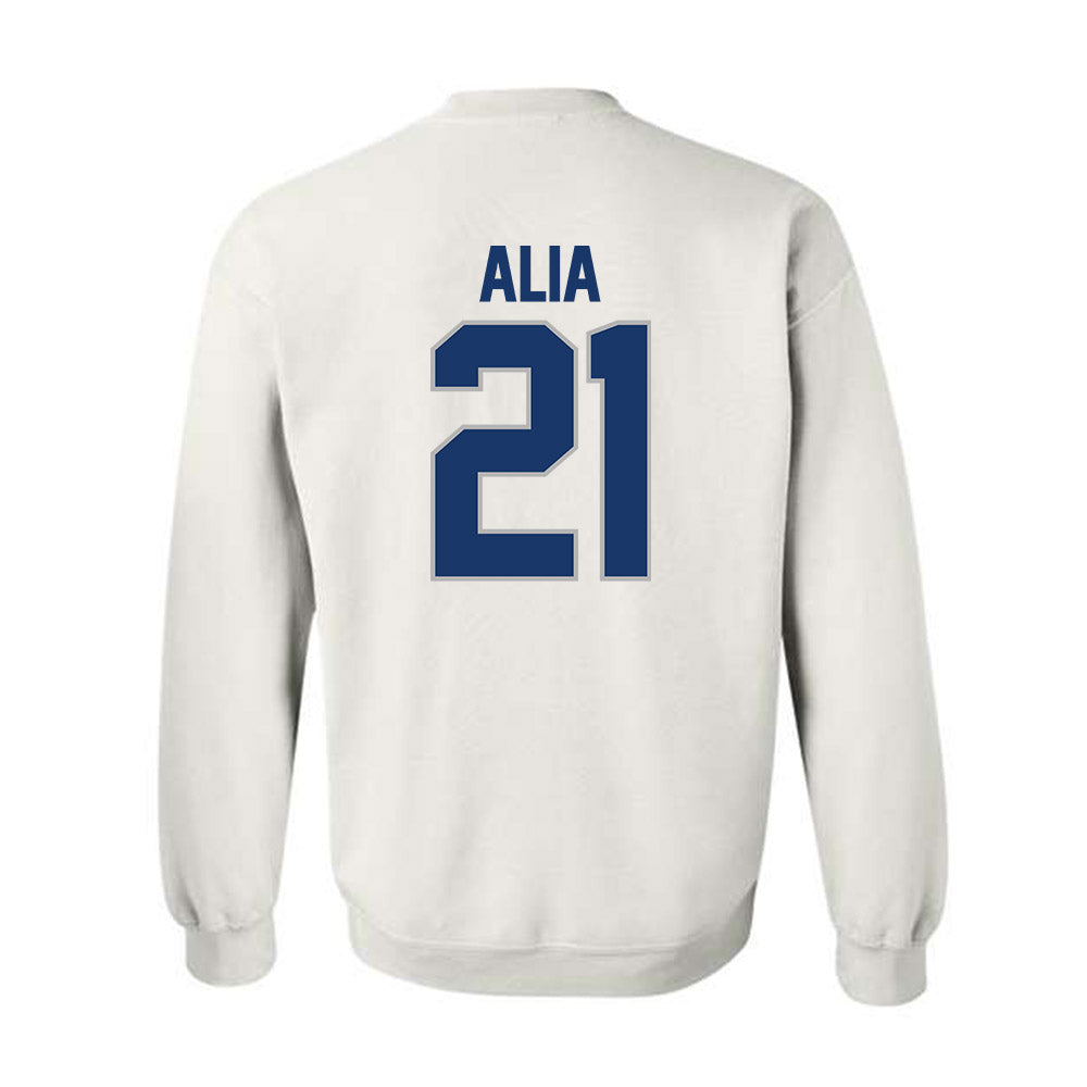 Drake - NCAA Men's Basketball : Andrew Alia - NCAA® March Madness® 2025 Shersey Crewneck Sweatshirt-1