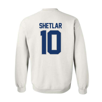 Drake - NCAA Men's Basketball : Eli Shetlar - NCAA® March Madness® 2025 Shersey Crewneck Sweatshirt-1
