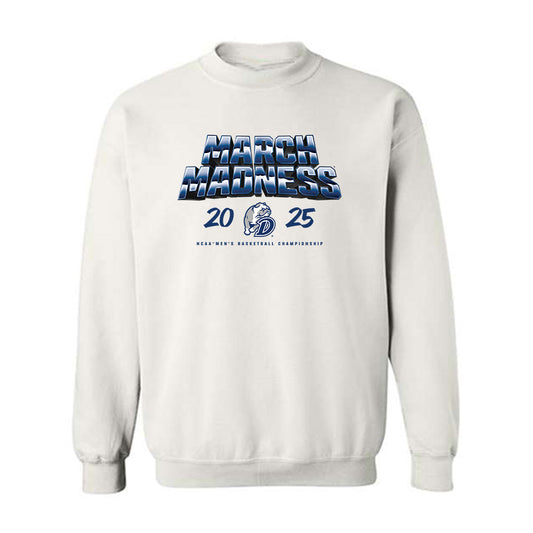 Drake - NCAA Men's Basketball : Kevin Overton - NCAA® March Madness® 2025 Shersey Crewneck Sweatshirt-0