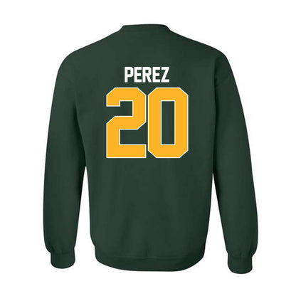 Baylor - NCAA Men's Basketball : Maikcol Perez - NCAA® March Madness® 2025 Shersey Crewneck Sweatshirt-1
