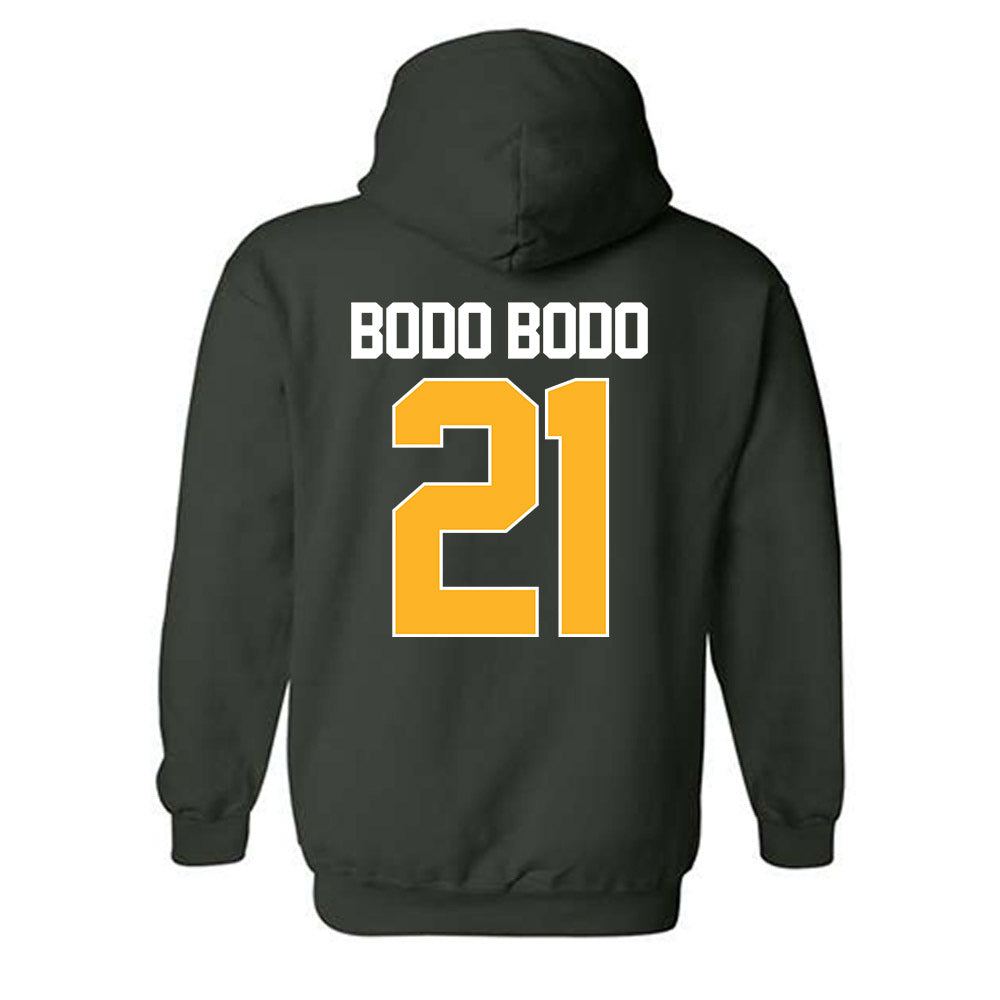 Baylor - NCAA Men's Basketball : Juslin Bodo Bodo - NCAA® March Madness® 2025 Shersey Hooded Sweatshirt-1
