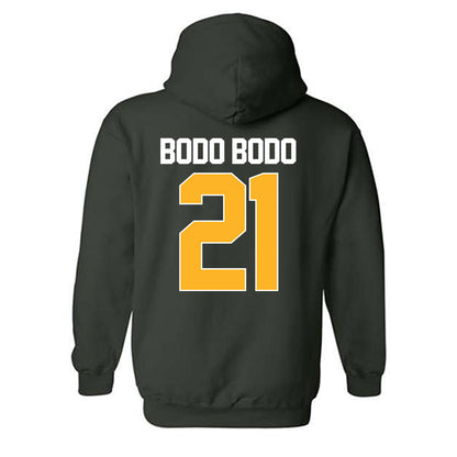 Baylor - NCAA Men's Basketball : Juslin Bodo Bodo - NCAA® March Madness® 2025 Shersey Hooded Sweatshirt-1