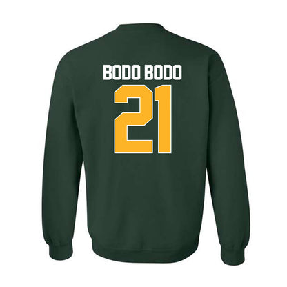 Baylor - NCAA Men's Basketball : Juslin Bodo Bodo - NCAA® March Madness® 2025 Shersey Crewneck Sweatshirt-1