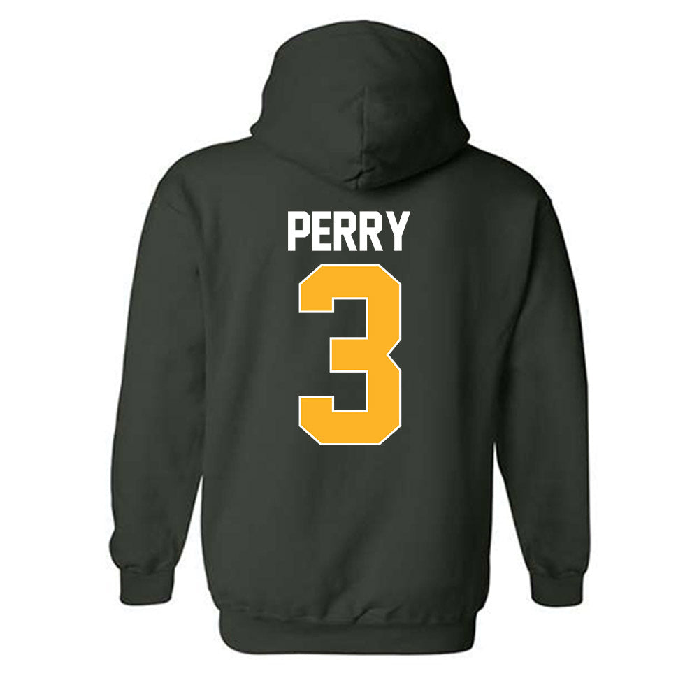 Baylor - NCAA Men's Basketball : Drew Perry - NCAA® March Madness® 2025 Shersey Hooded Sweatshirt-1