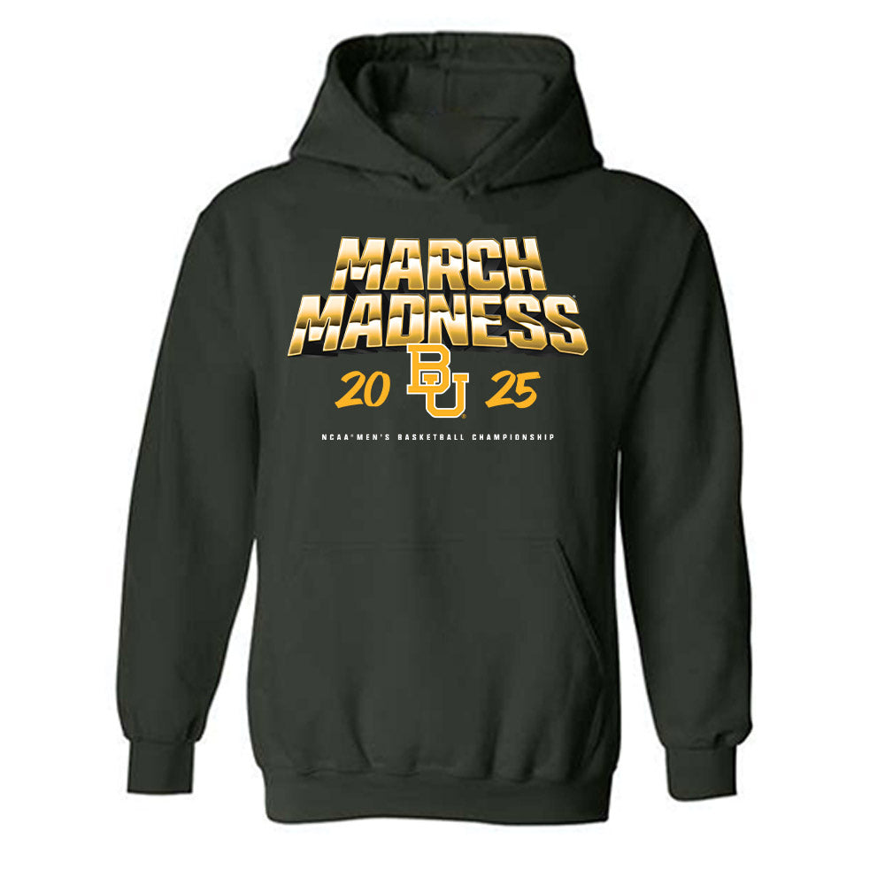 Baylor - NCAA Men's Basketball : Drew Perry - NCAA® March Madness® 2025 Shersey Hooded Sweatshirt-0