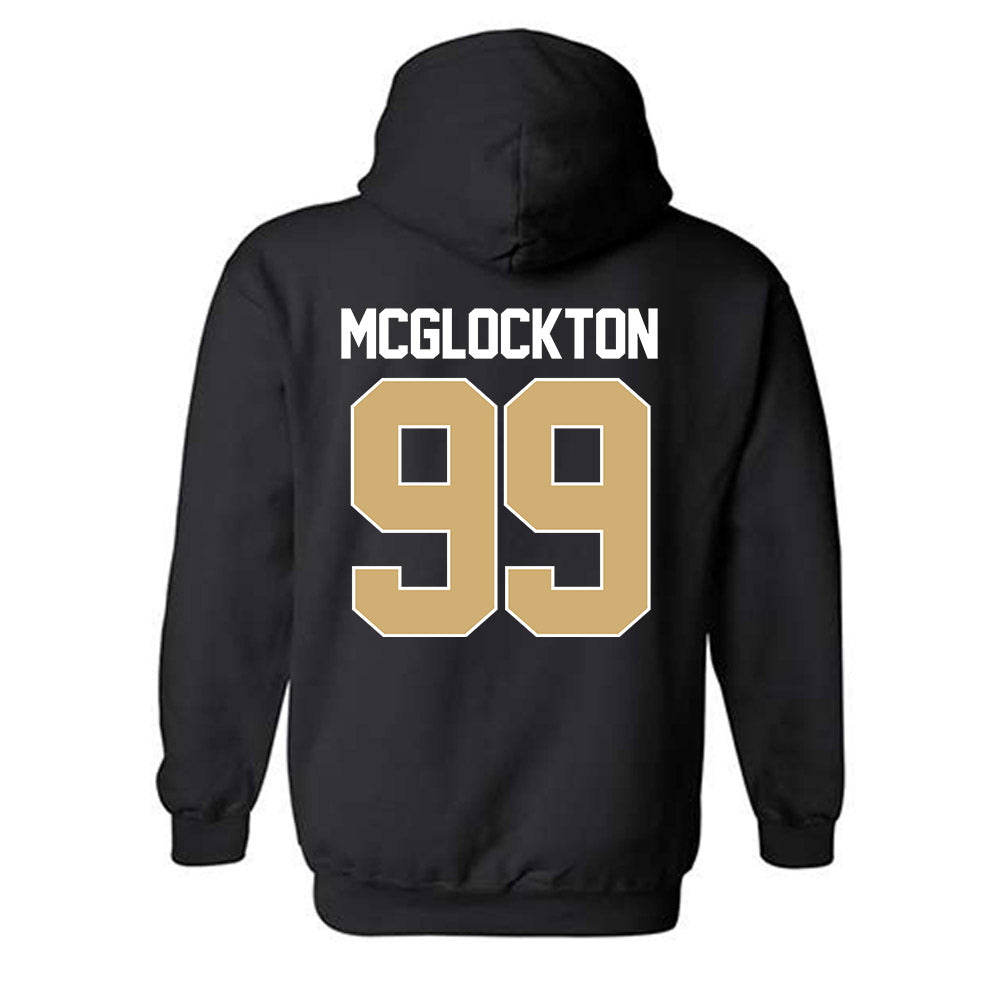 Vanderbilt - NCAA Men's Basketball : Devin Mcglockton - NCAA® March Madness® 2025 Shersey Hooded Sweatshirt-1