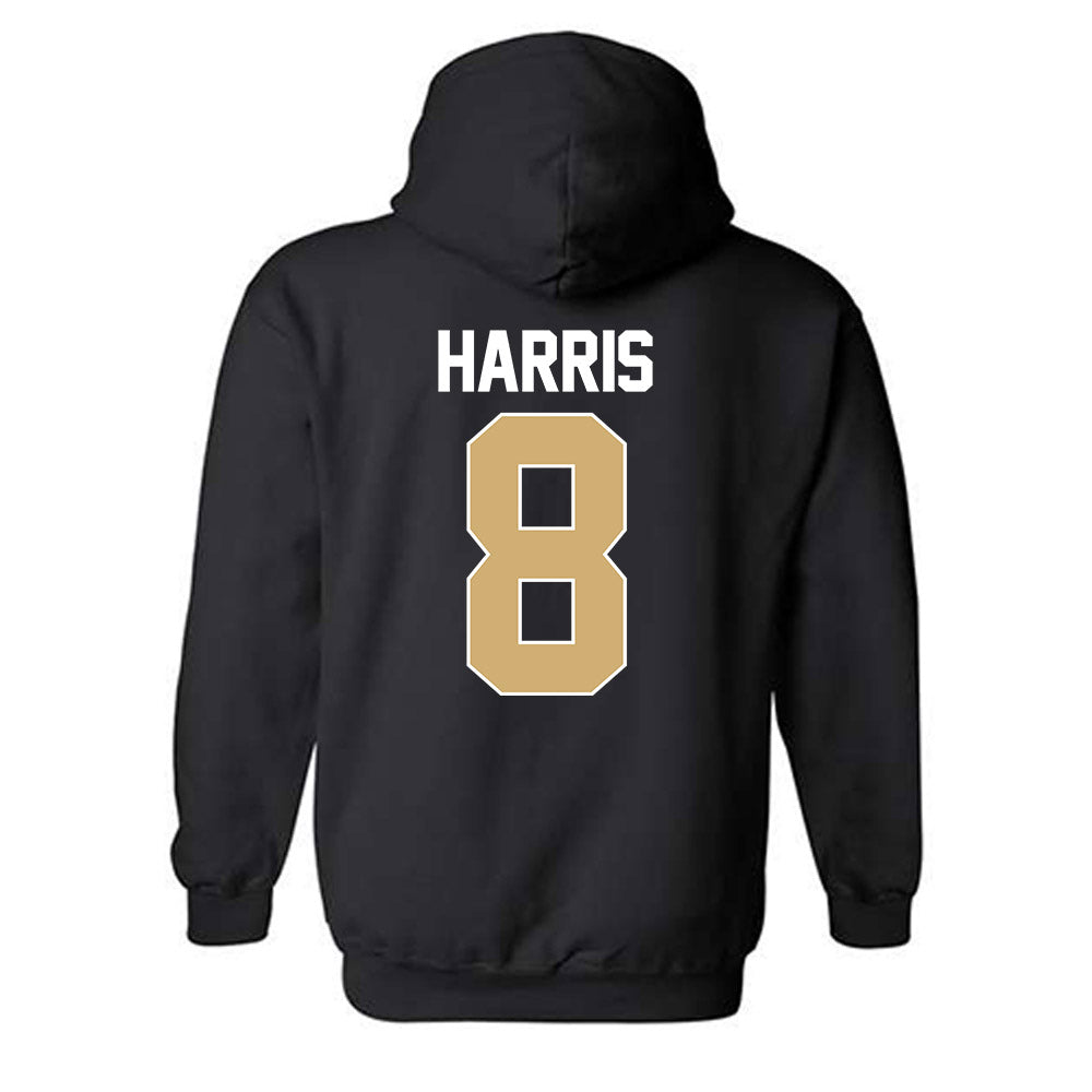 Vanderbilt - NCAA Men's Basketball : Tyler Harris - NCAA® March Madness® 2025 Shersey Hooded Sweatshirt-1