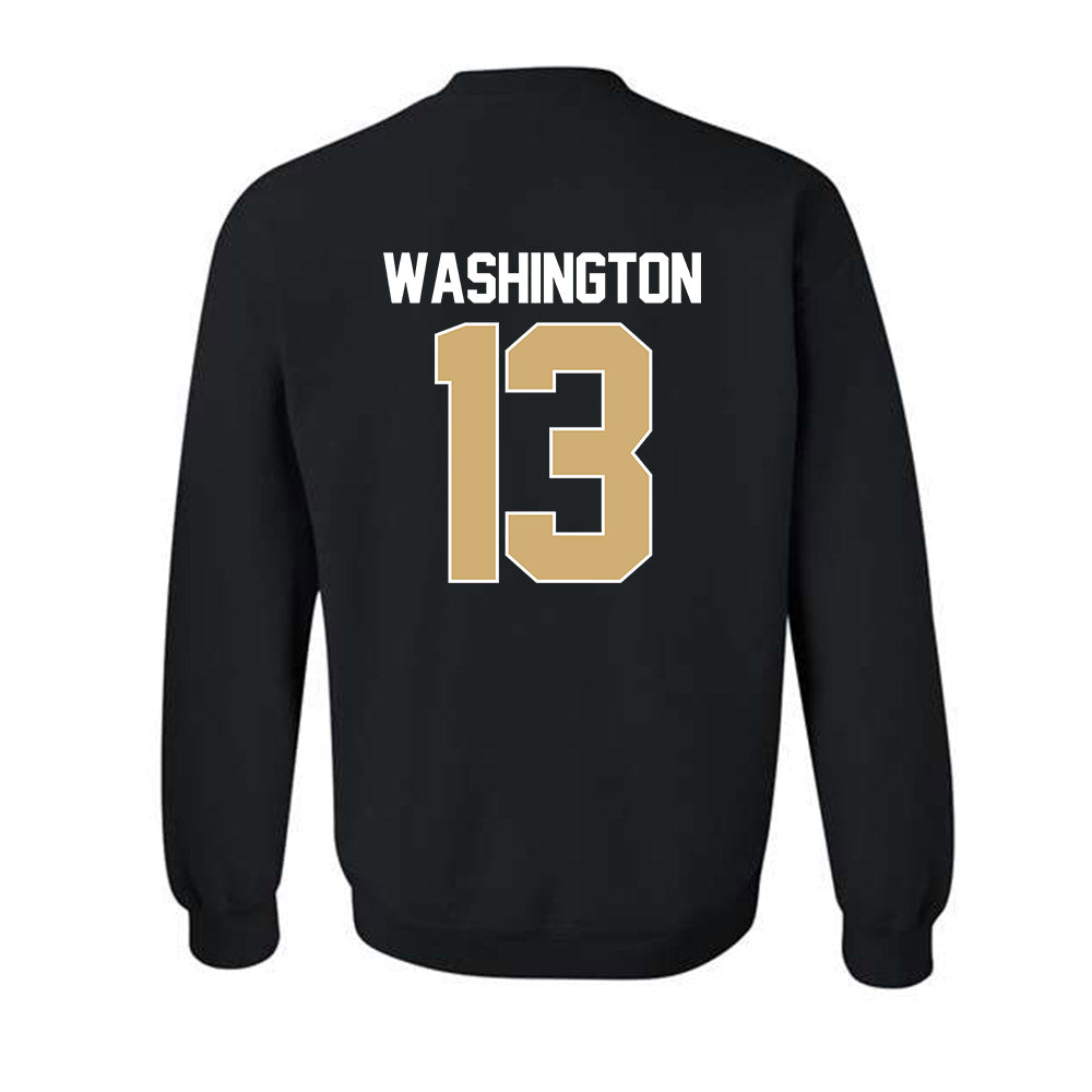 Vanderbilt - NCAA Men's Basketball : Jalen Washington - NCAA® March Madness® 2025 Shersey Crewneck Sweatshirt-1
