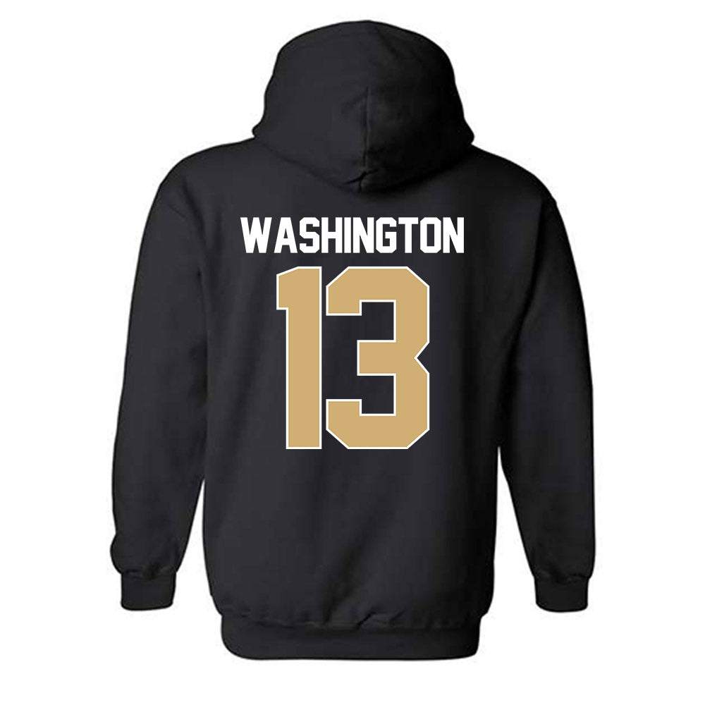 Vanderbilt - NCAA Men's Basketball : Jalen Washington - NCAA® March Madness® 2025 Shersey Hooded Sweatshirt-1