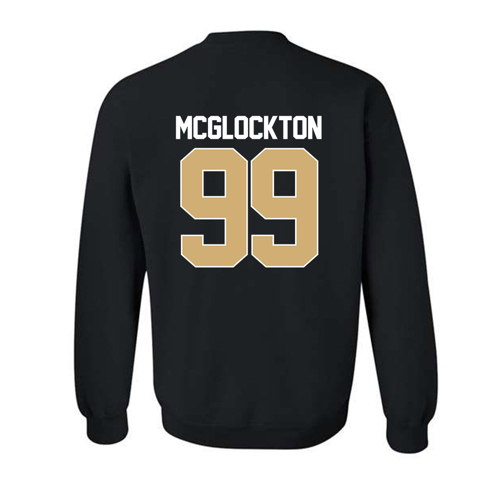 Vanderbilt - NCAA Men's Basketball : Devin Mcglockton - NCAA® March Madness® 2025 Shersey Crewneck Sweatshirt-1
