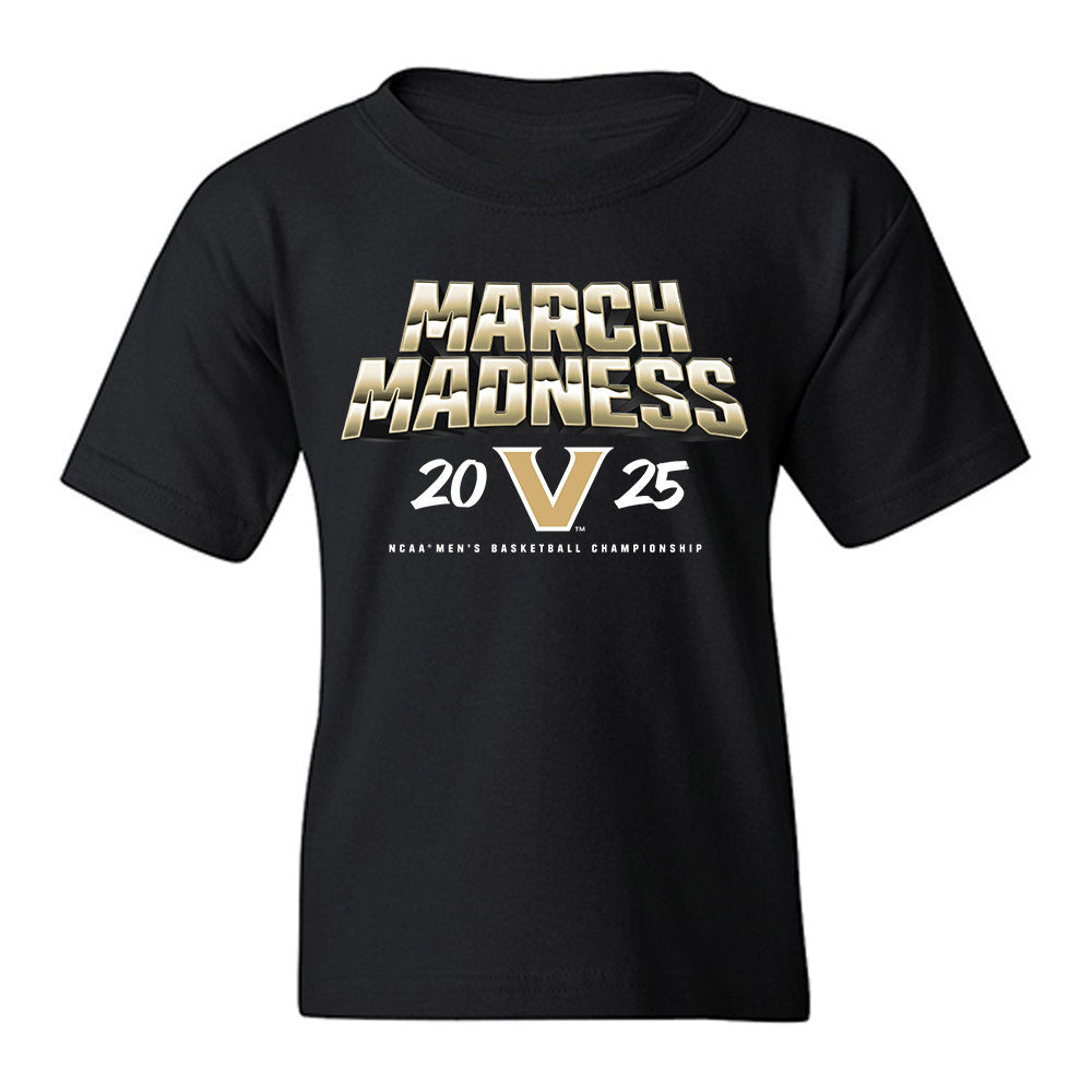 Vanderbilt - NCAA Men's Basketball : Tyler Harris - NCAA® March Madness® 2025 Shersey Youth T-Shirt-0