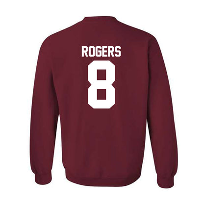 Oklahoma - NCAA Men's Basketball : Kai Rogers - NCAA® March Madness® 2025 Shersey Crewneck Sweatshirt-1