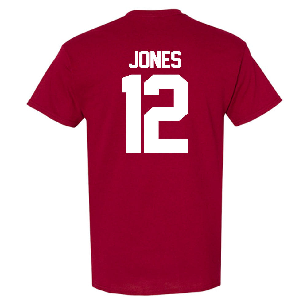 Oklahoma - NCAA Men's Basketball : Jadon Jones - NCAA® March Madness® 2025 Shersey T-Shirt-1