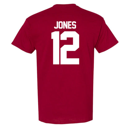 Oklahoma - NCAA Men's Basketball : Jadon Jones - NCAA® March Madness® 2025 Shersey T-Shirt-1