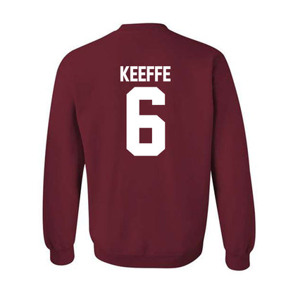 Oklahoma - NCAA Men's Basketball : Finley Keeffe - NCAA® March Madness® 2025 Shersey Crewneck Sweatshirt-1