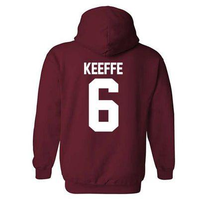 Oklahoma - NCAA Men's Basketball : Finley Keeffe - NCAA® March Madness® 2025 Shersey Hooded Sweatshirt-1