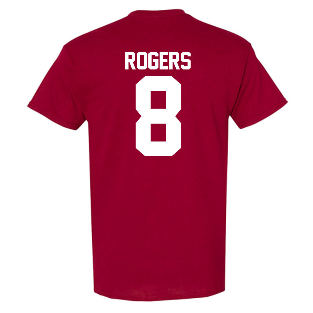 Oklahoma - NCAA Men's Basketball : Kai Rogers - NCAA® March Madness® 2025 Shersey T-Shirt-1