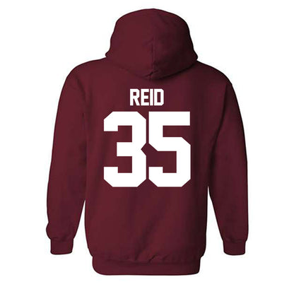Oklahoma - NCAA Men's Basketball : Derrion Reid - NCAA® March Madness® 2025 Shersey Hooded Sweatshirt-1