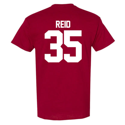 Oklahoma - NCAA Men's Basketball : Derrion Reid - NCAA® March Madness® 2025 Shersey T-Shirt-1