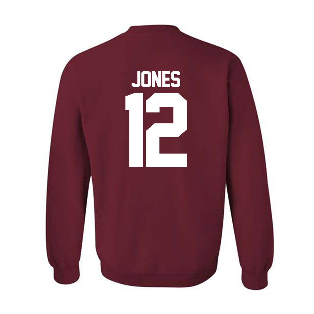 Oklahoma - NCAA Men's Basketball : Jadon Jones - NCAA® March Madness® 2025 Shersey Crewneck Sweatshirt-1