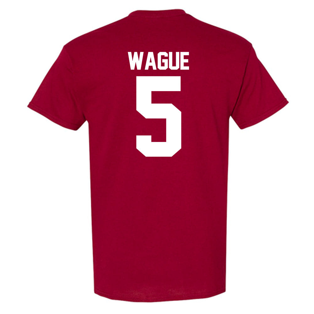 Oklahoma - NCAA Men's Basketball : Mohamed Wague - NCAA® March Madness® 2025 Shersey T-Shirt-1