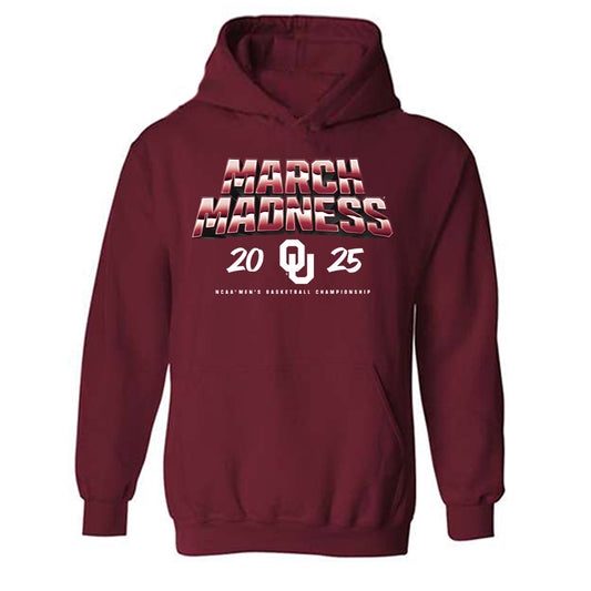 Oklahoma - NCAA Men's Basketball : Kai Rogers - NCAA® March Madness® 2025 Shersey Hooded Sweatshirt-0