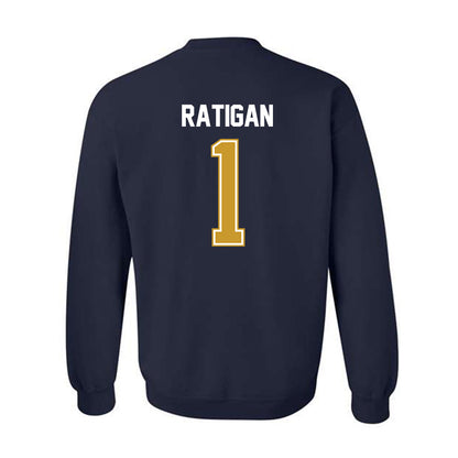 Notre Dame - NCAA Women's Basketball : Kelly Ratigan - NCAA® March Madness® 2025 Shersey Crewneck Sweatshirt-1