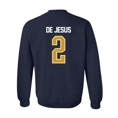 Notre Dame - NCAA Women's Basketball : Vanessa de Jesus - NCAA® March Madness® 2025 Shersey Crewneck Sweatshirt-1