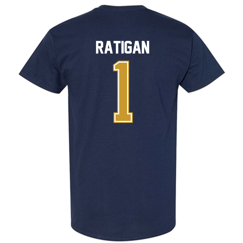 Notre Dame - NCAA Women's Basketball : Kelly Ratigan - NCAA® March Madness® 2025 Shersey T-Shirt-1