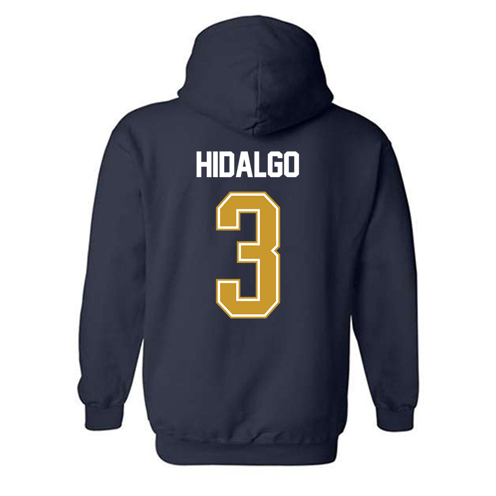 Notre Dame - NCAA Women's Basketball : Hannah Hidalgo - NCAA® March Madness® 2025 Shersey Hooded Sweatshirt-1