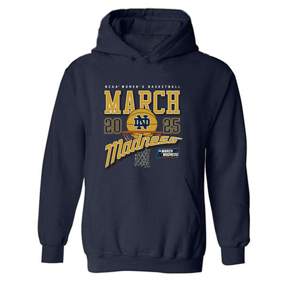 Notre Dame - NCAA Women's Basketball : Cassandre Prosper - NCAA® March Madness® 2025 Shersey Hooded Sweatshirt-0