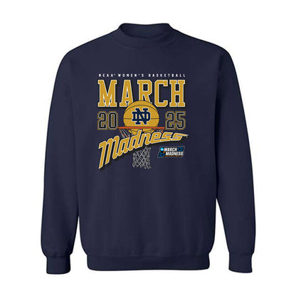 Notre Dame - NCAA Women's Basketball : Kelly Ratigan - NCAA® March Madness® 2025 Shersey Crewneck Sweatshirt-0