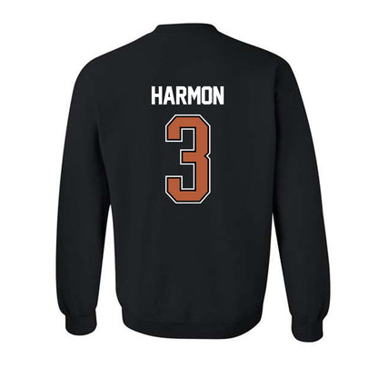 Texas - NCAA Women's Basketball : Rori Harmon - NCAA® March Madness® 2025 Shersey Crewneck Sweatshirt-1
