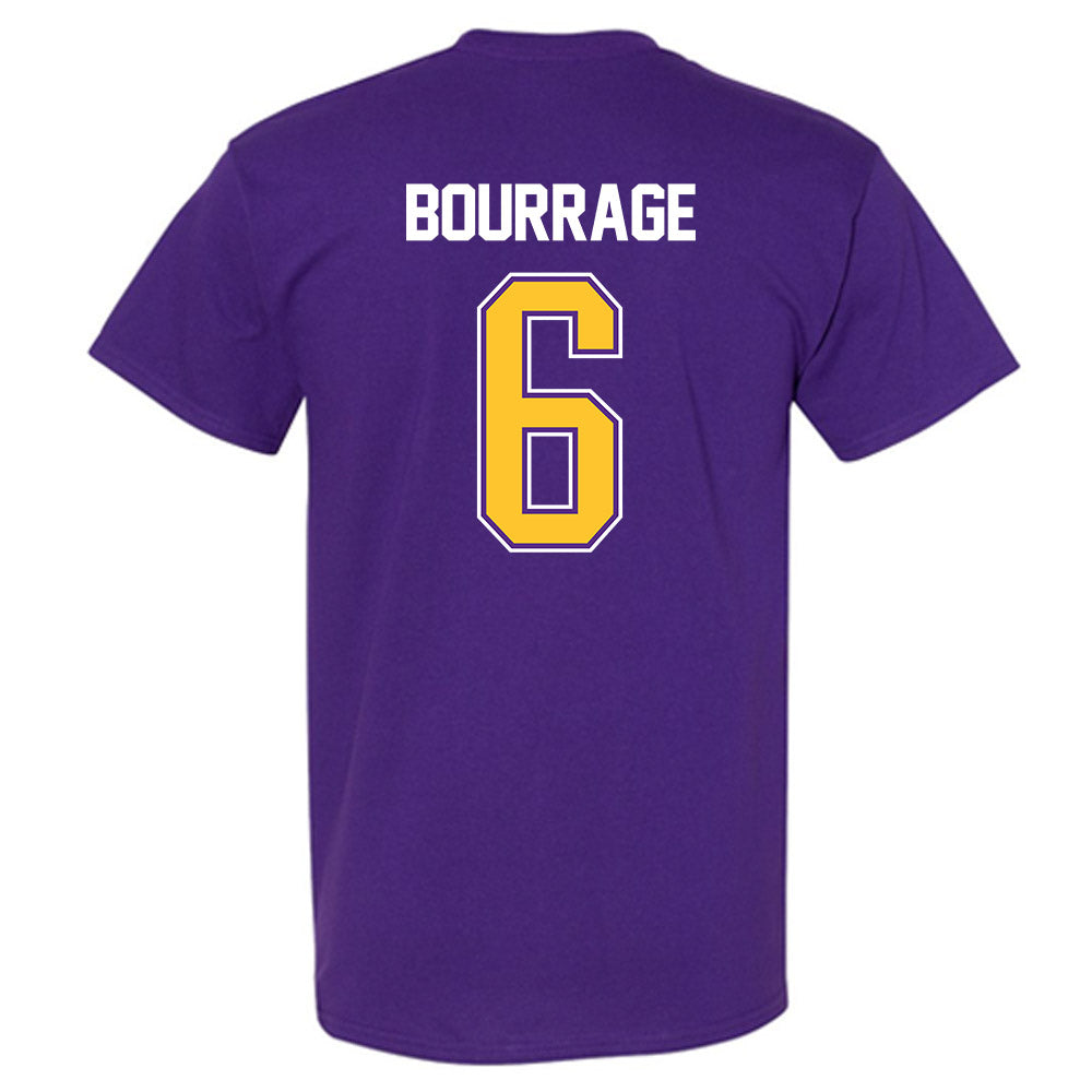 LSU - NCAA Women's Basketball : Divine Bourrage - NCAA® March Madness® 2025 Shersey T-Shirt-1