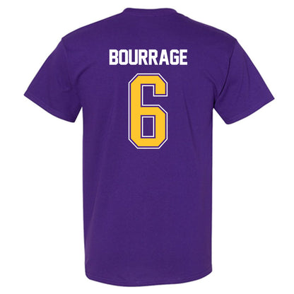LSU - NCAA Women's Basketball : Divine Bourrage - NCAA® March Madness® 2025 Shersey T-Shirt-1