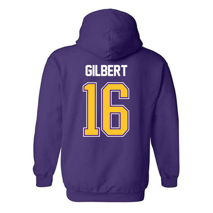 LSU - NCAA Women's Basketball : Kailyn Gilbert - NCAA® March Madness® 2025 Shersey Hooded Sweatshirt-1