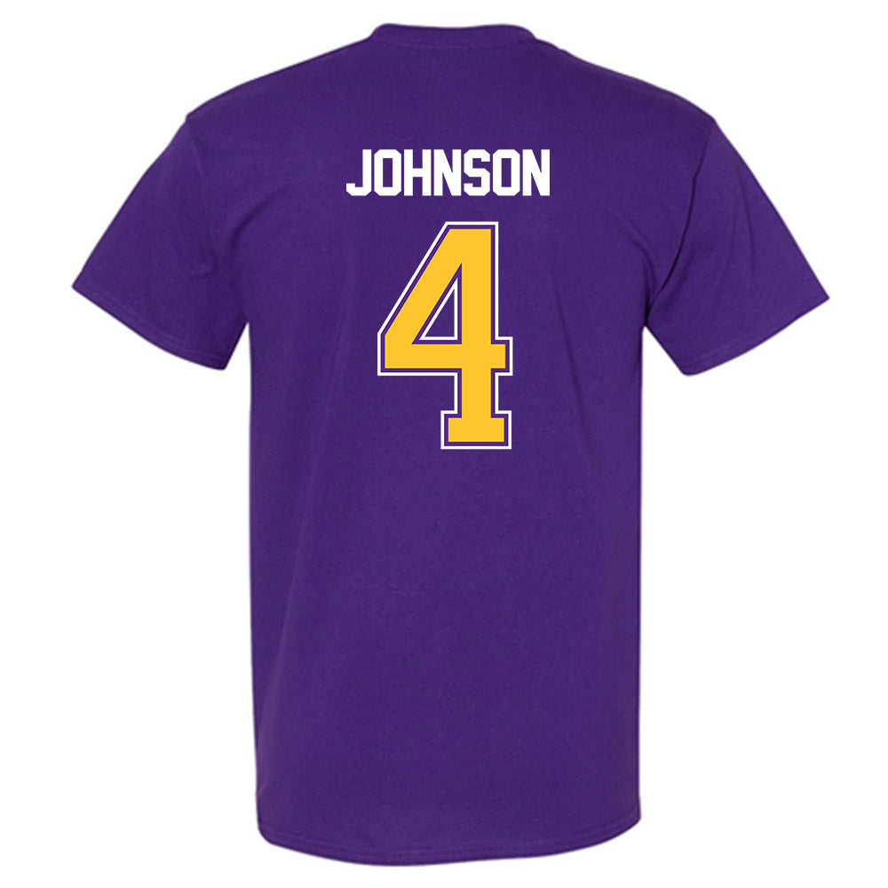 LSU - NCAA Women's Basketball : Flaujae Johnson - NCAA® March Madness® 2025 Shersey T-Shirt-1