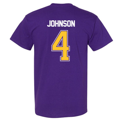 LSU - NCAA Women's Basketball : Flaujae Johnson - NCAA® March Madness® 2025 Shersey T-Shirt-1