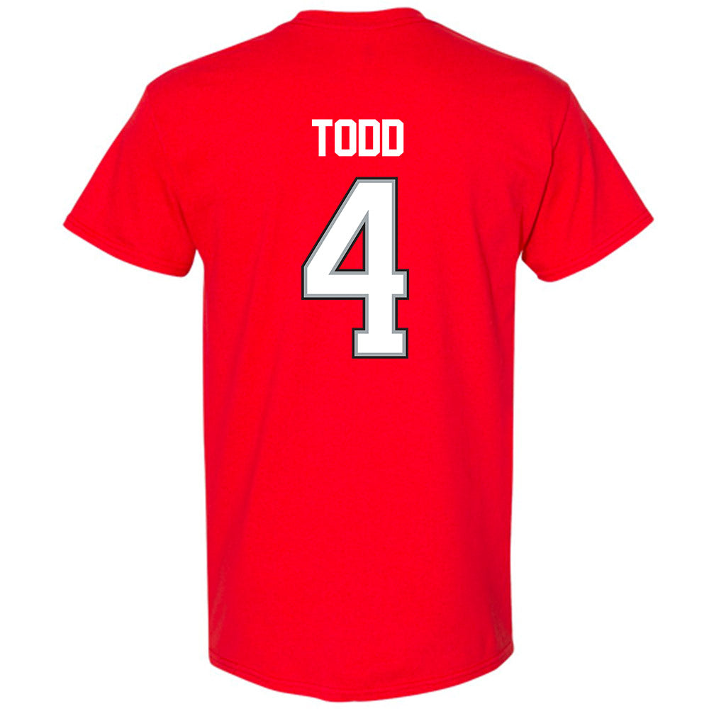 Ohio State - NCAA Women's Basketball : Tyana Todd - NCAA® March Madness® 2025 Shersey T-Shirt-1
