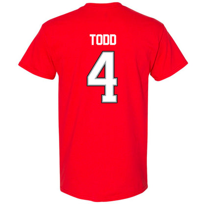 Ohio State - NCAA Women's Basketball : Tyana Todd - NCAA® March Madness® 2025 Shersey T-Shirt-1