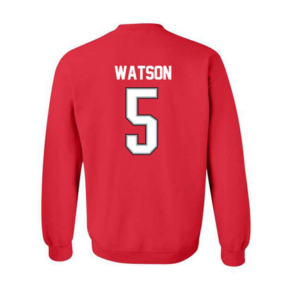 Ohio State - NCAA Women's Basketball : Ava Watson - NCAA® March Madness® 2025 Shersey Crewneck Sweatshirt-1