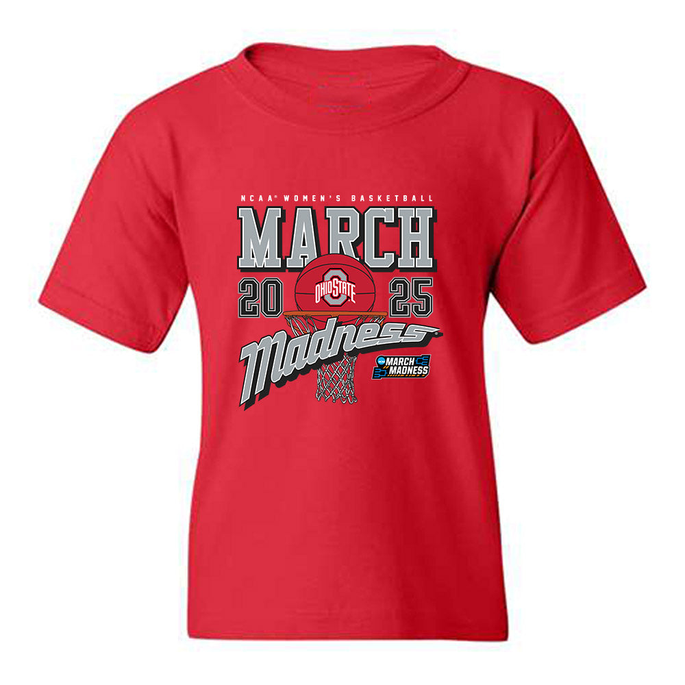 Ohio State - NCAA Women's Basketball : Tyana Todd - NCAA® March Madness® 2025 Shersey Youth T-Shirt-0